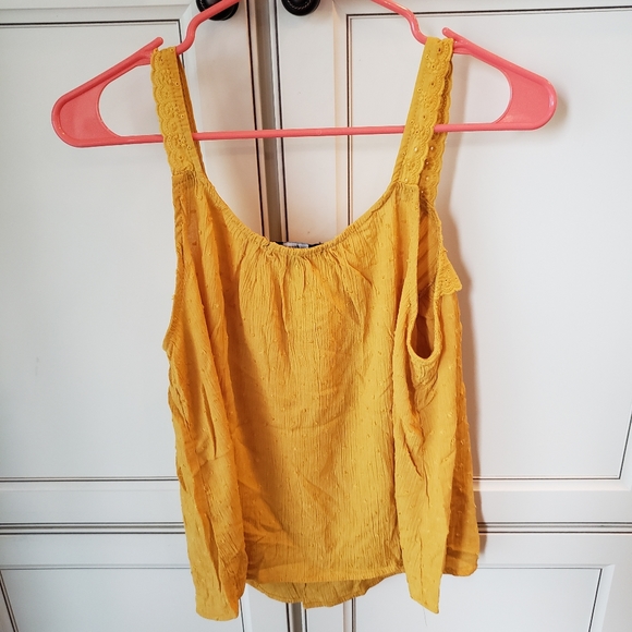 NWOT Ambiance Tank Size M in Mustard - Picture 6 of 7